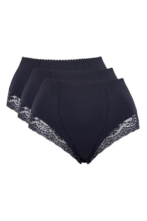 Mitex Ela Maxi 3-pak Majtki figi modelujące, czarny