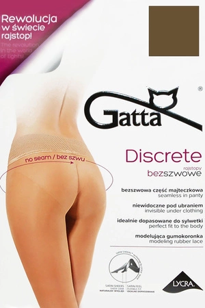 Gatta Discrete 01 Wyrób pończoszniczy rajstopy, beige