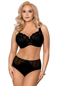 Vena VB-355 MAXI Biustonosz półusztywniany, czarny