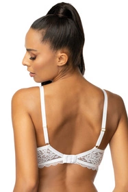 Mat 0198/11 Estelle Biustonosz push-up, biały