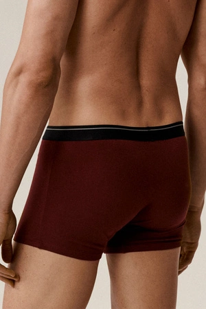 Atlantic 3MH-011 3-pack Majtki bokserki, fiolet/czarny/khaki