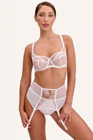 Bella Misteria 73-173 Mleczna Porcelana Pas do pończoch niski, ecru