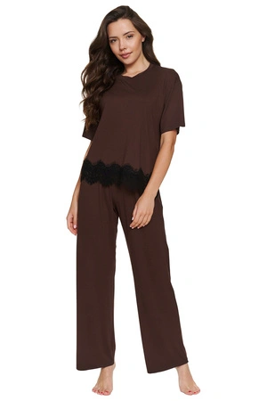 Doctor Nap PW.7536 Nocna piżama, chocolatte