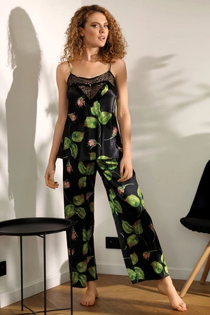 Dkaren DK-KC-008 Nocna piżama, czarny