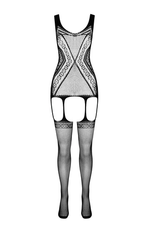 Passion ECO BS007 Body bodystocking, black