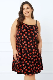 Italian Fashion Cherry ws.r. Nocna koszulka, druk/czarny