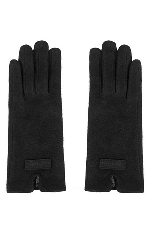 Vivisence 7213 Rękawiczki dzianinowe, black