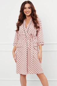 Italian Fashion Bonilla r.3/4 Nocna szlafrok, druk/róż