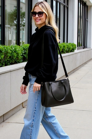 Vivisence T0005 Torebka do ręki, czarny