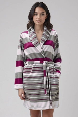 Vivisence 5030 Nocna szlafrok, bordowy