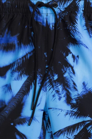 Atlantic KMB-227 Kostium kąpielowy bermudy, niebiesko-czarny