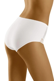 Wol-Bar Roma Majtki wysokie figi, biały