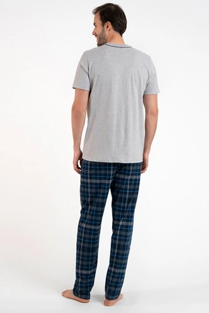 Italian Fashion Ruben kr.r. dł.sp. Nocna piżama, melanż/druk