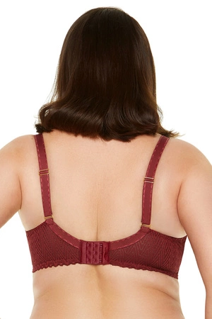 Gorteks Juno/B3 Biustonosz półusztywniany, bordowy