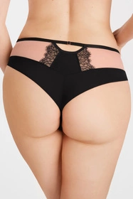 Gorsenia K836 Black to Black Majtki brazyliany, czarny