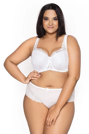 Mat 053/22 Carmela Big Biustonosz usztywniany, biały