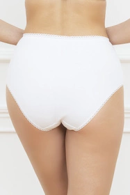 Italian Fashion Josmi maxi Majtki wysokie figi, biały