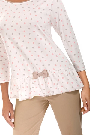 Vivisence 2033 Nocna piżama, ecru/beż