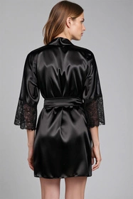 Vivisence 5031 Nocna peniuar, czarny