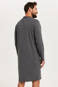 Italian Fashion Balmer dł.r. Nocna koszula, druk/grafit