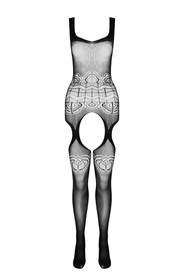 Passion ECO BS005 Body bodystocking, black