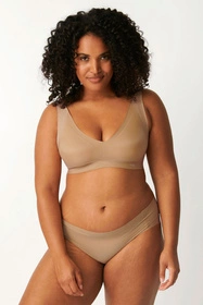 Sloggi 10186739 ZERO Feel Majtki figi, 00SH-cognac