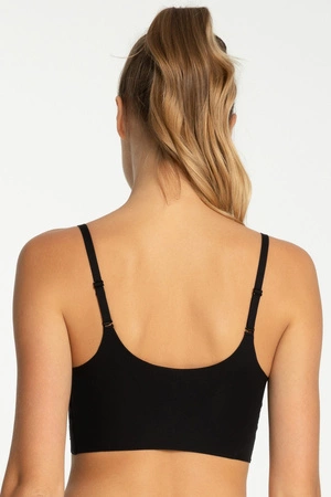 Julimex Simple Bra Top Biustonosz braletka, czarny