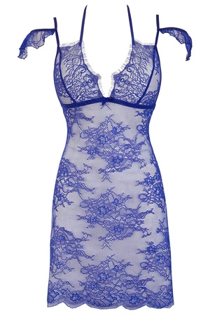 Axami V-9609 Nocna komplet koszulka + stringi, niebieski