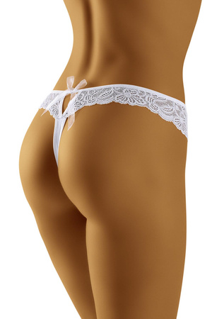 Wol-Bar Qechua Majtki stringi, bia�y