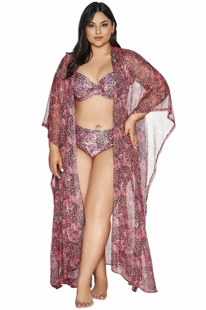 Ava 027 Kostium kąpielowy pareo, pink