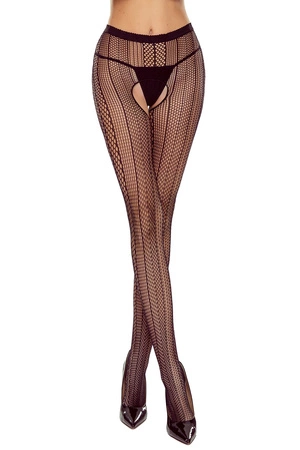 Passion TiOpen 040 Wyrób pończoszniczy rajstopy, black