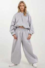 Dkaren DK-K-B27 Komplet bluza+spodnie, szary