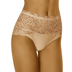Wol-Bar Teri Majtki wysokie figi, beż