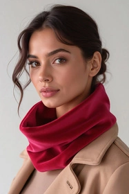 Vivisence 7109 Szalik lub apaszka komin, rubinowy