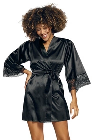 Dkaren Adelaide Nocna peniuar, czarny