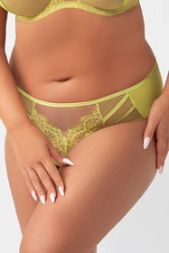Gorsenia K497/2 Paradise Majtki figi, limonkowy