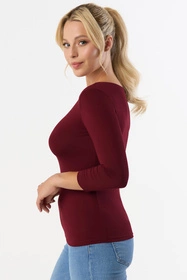 Babell Manati r.3/4 Bluzka klasyczna, bordo