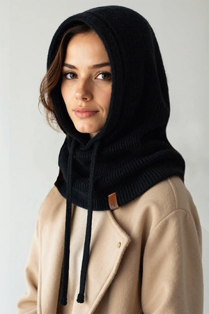 Vivisence 70111 Nakrycie głowy kaptur, czarny