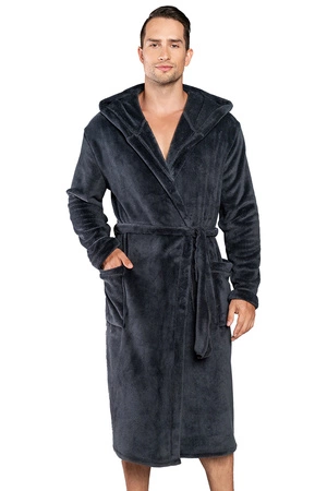 Italian Fashion Mimas dł.r. Nocna szlafrok, grafit