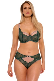 Gaia 1268 Rikke  Biustonosz miękki, zielony