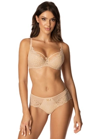 Róża Saraja Biustonosz półusztywniany, beż