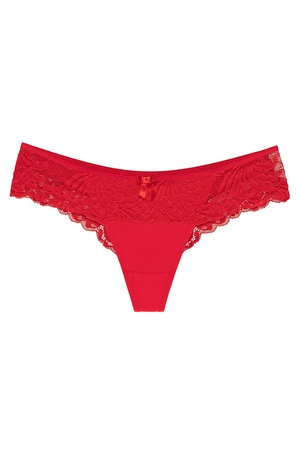 Wol-Bar Karioka Majtki szorto-stringi, czerwony