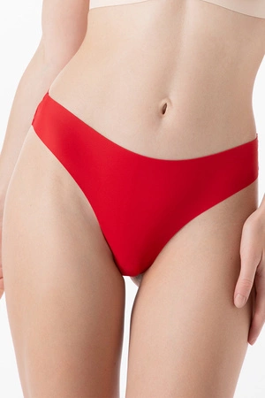 Julimex Heart Simple Brasil Majtki brazyliany, czerwony