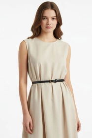 Vivisence P0003 Pasek skórzany, black