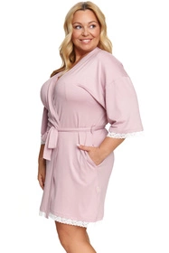 Doctor Nap SWW.7155 Nocna szlafrok, papaya