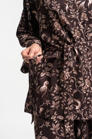 Moraj PDSZ3400-001 Nocna szlafrok, patt 1-brown