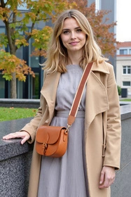 Vivisence T0007 Torebka na ramię, karmelowy