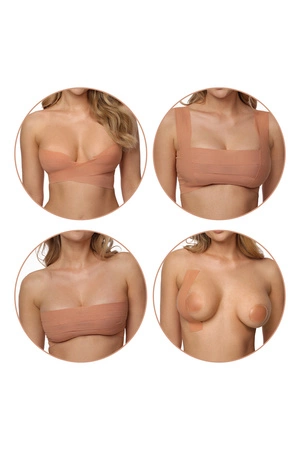 Vivisence 8009 Akcesoria do biustonosza plastry, beżowy