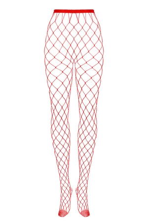 Obsessive S812 stockings Wyrób pończoszniczy rajstopy, czerwony