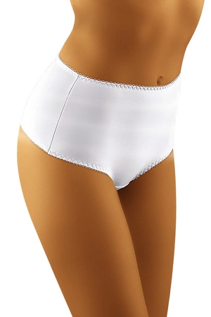 Wol-Bar Optima Majtki wysokie figi, biały